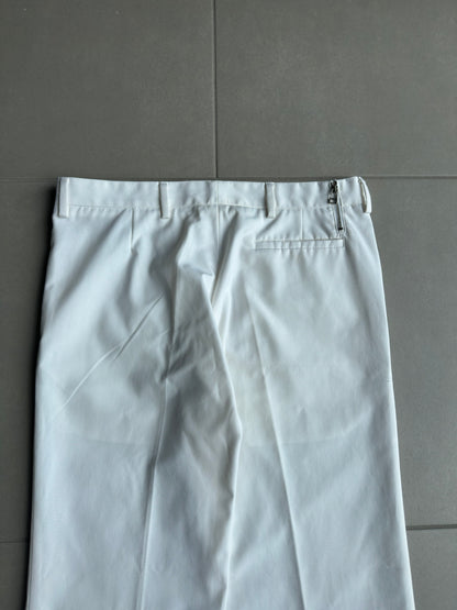 Dior homme SS03 “Follow me” straight leg zipper trousers