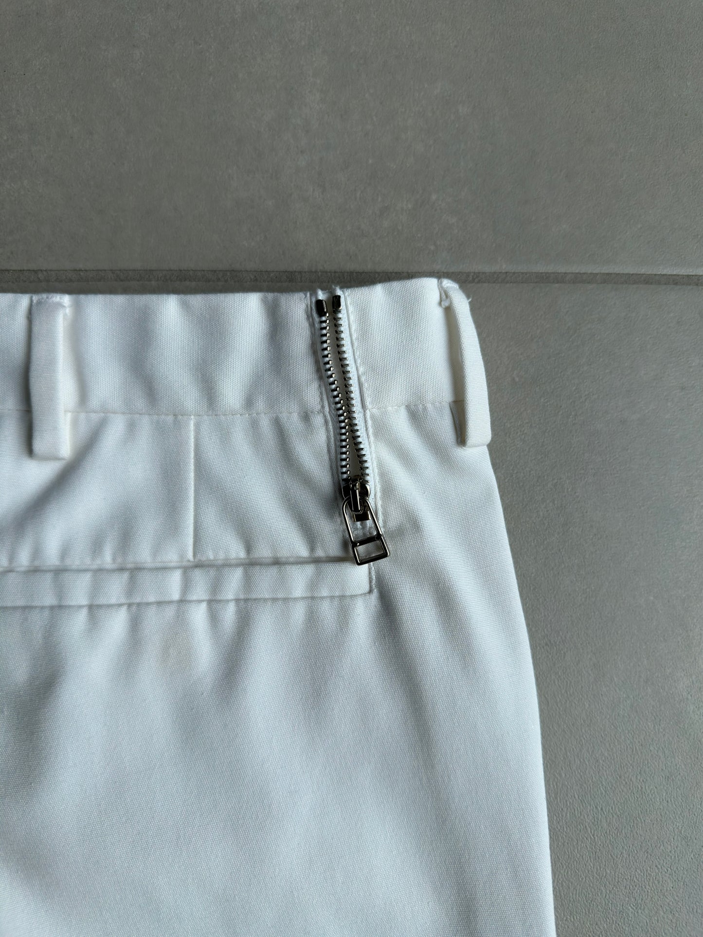 Dior homme SS03 “Follow me” straight leg zipper trousers