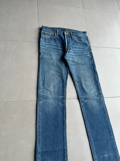 Dior Homme AW06 washed blue clawmark jeans