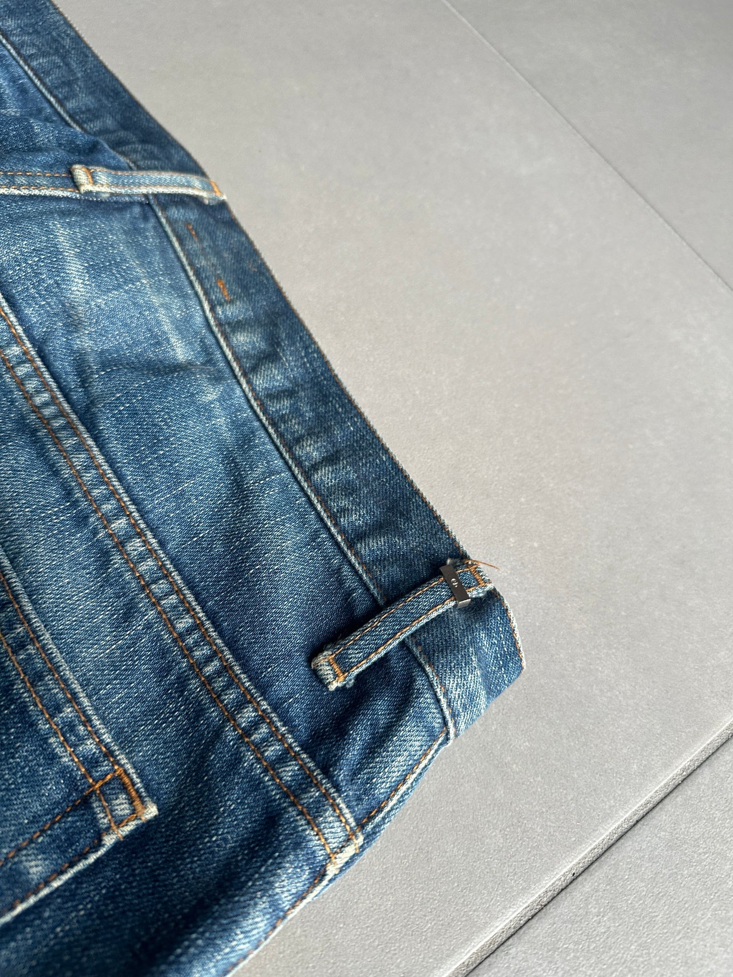 Dior Homme AW06 washed blue clawmark jeans