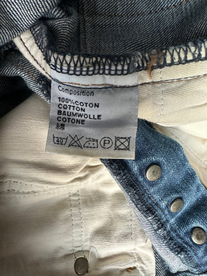Dior Homme AW06 washed blue clawmark jeans