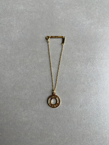 Dior Homme AW05 “In the morning” gold vermeil 925 silver bracelet