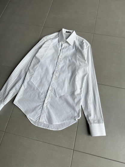 Dior Homme AW06 “These grey days” striped Sheer button up