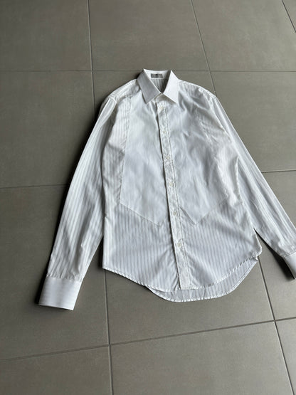 Dior Homme AW06 “These grey days” striped Sheer button up
