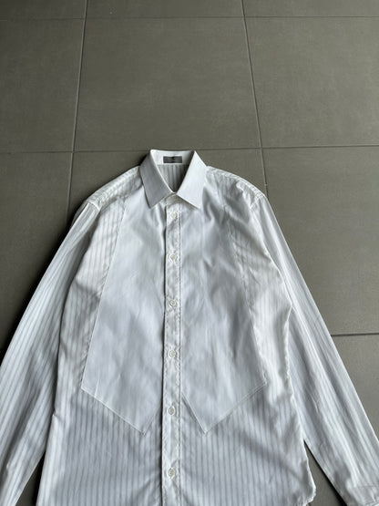 Dior Homme AW06 “These grey days” striped Sheer button up