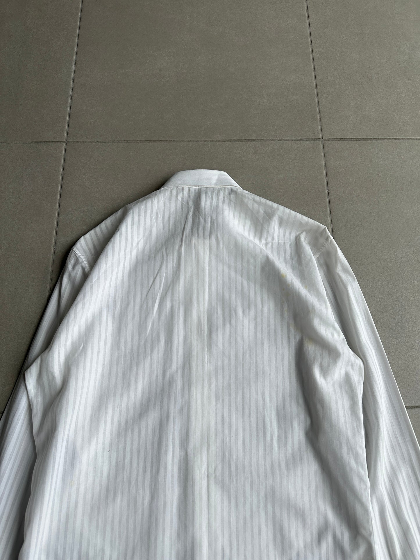 Dior Homme AW06 “These grey days” striped Sheer button up
