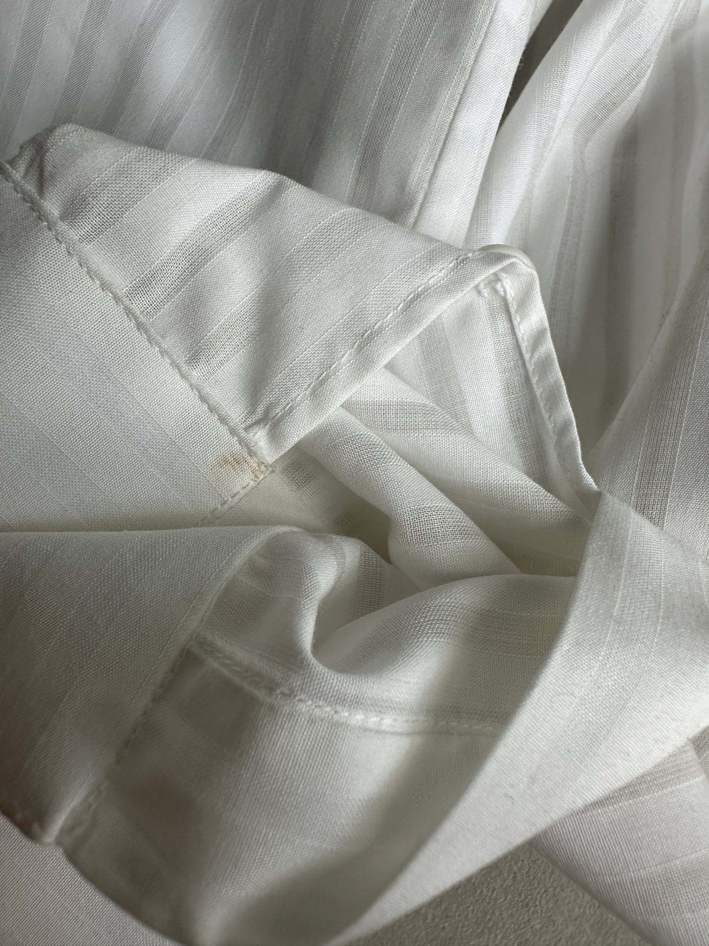 Dior Homme AW06 “These grey days” striped Sheer button up