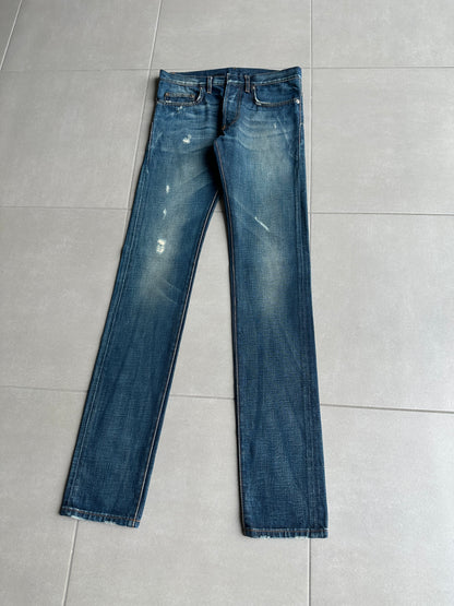 Dior Homme AW09 Distressed washed denim