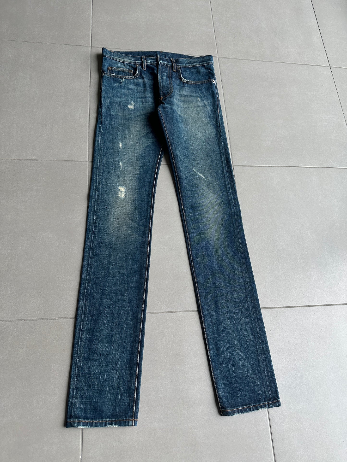 Dior Homme AW09 Distressed washed denim