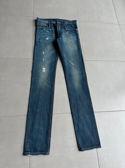 Dior Homme AW09 Distressed washed denim