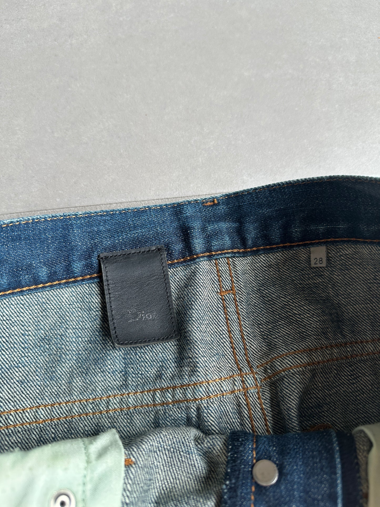 Dior Homme AW09 Distressed washed denim