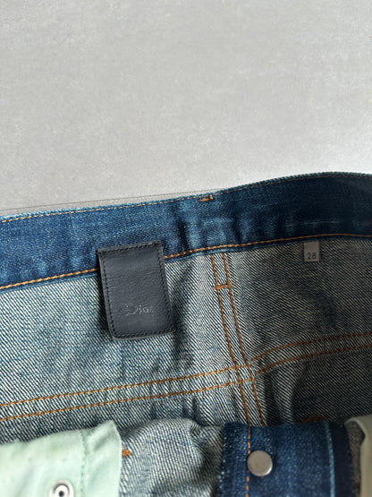 Dior Homme AW09 Distressed washed denim