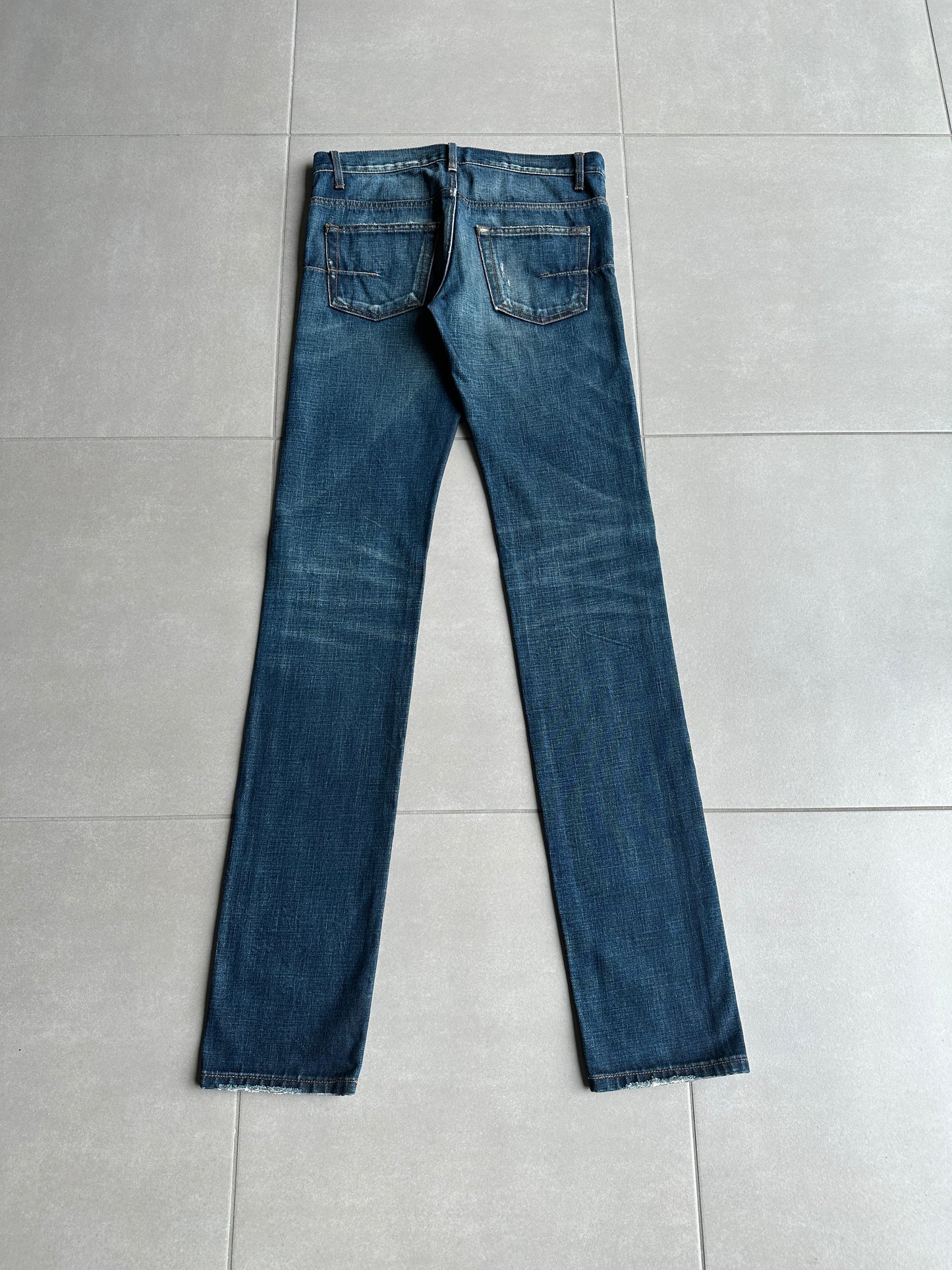 Dior Homme AW09 Distressed washed denim