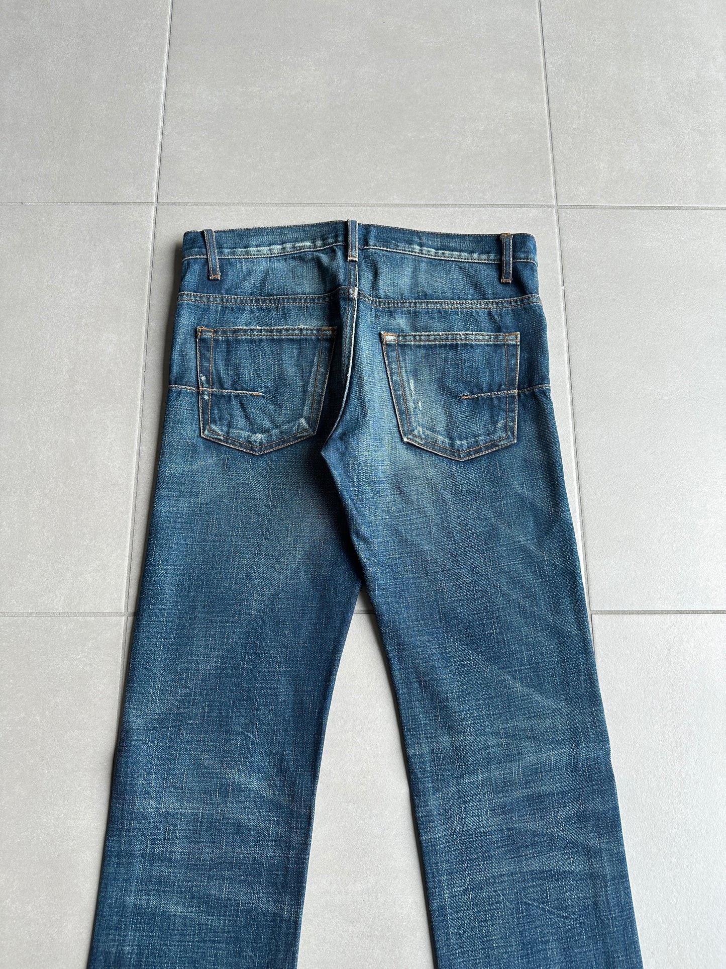 Dior Homme AW09 Distressed washed denim