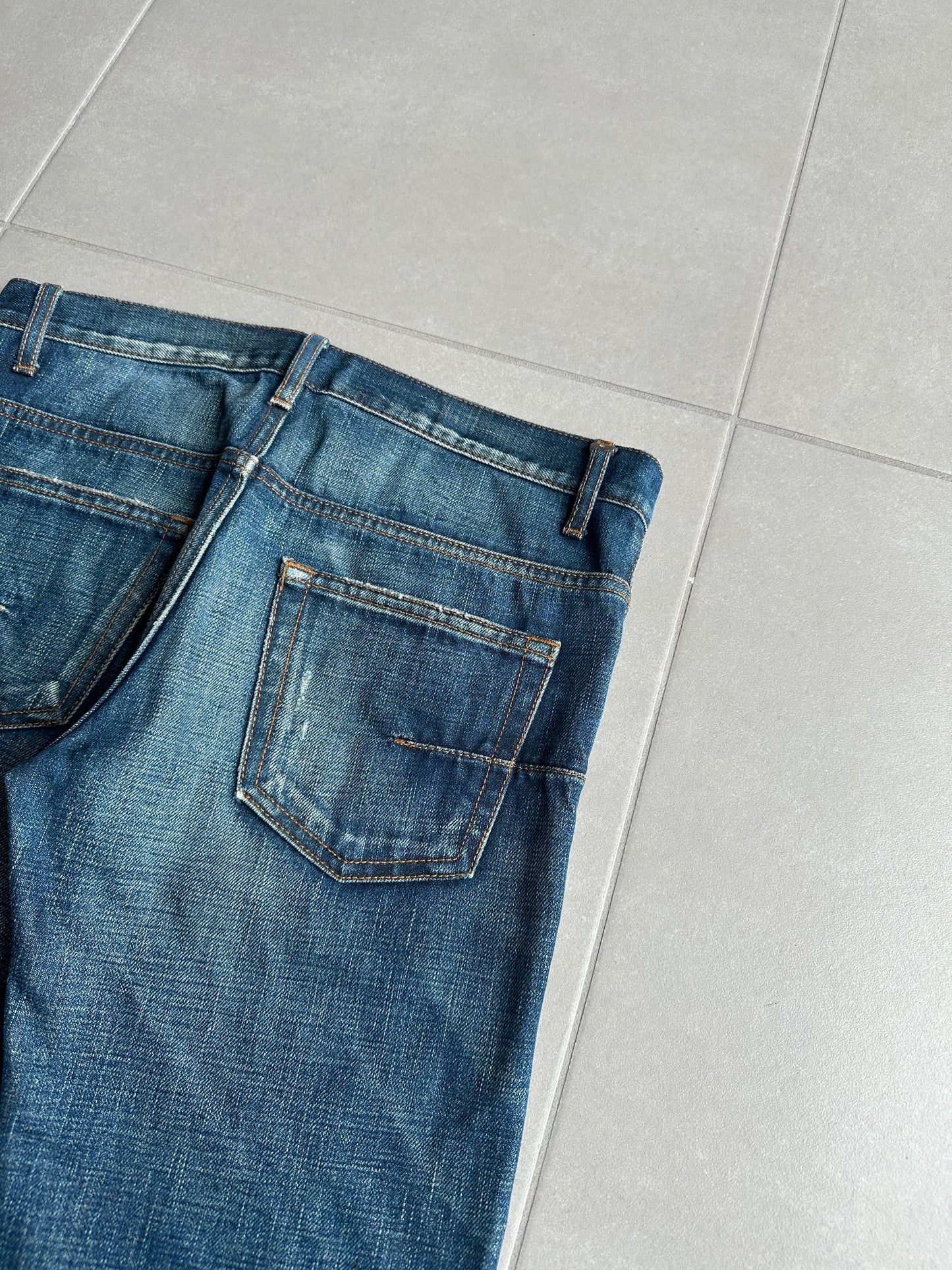 Dior Homme AW09 Distressed washed denim
