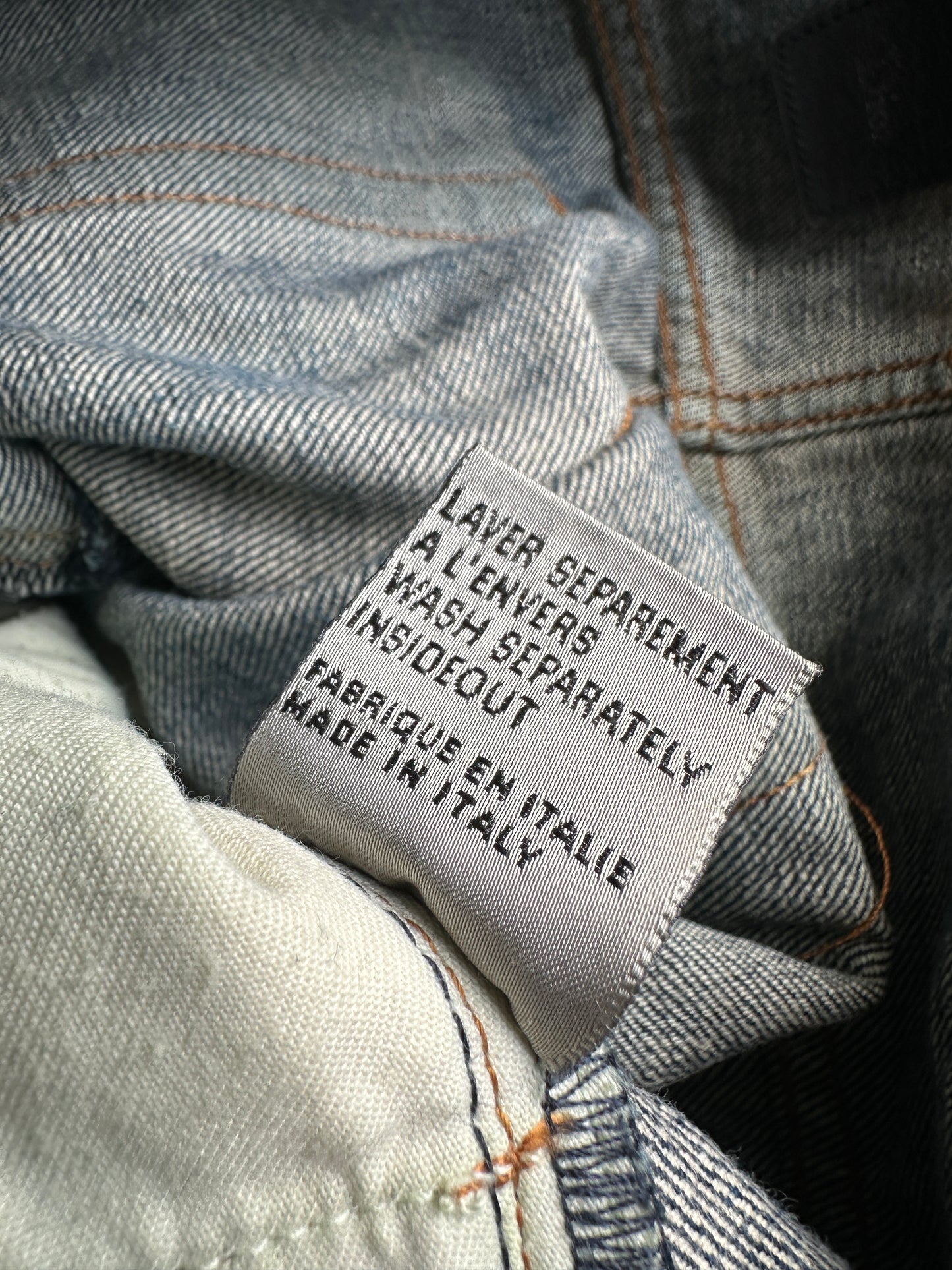 Dior Homme AW09 Distressed washed denim