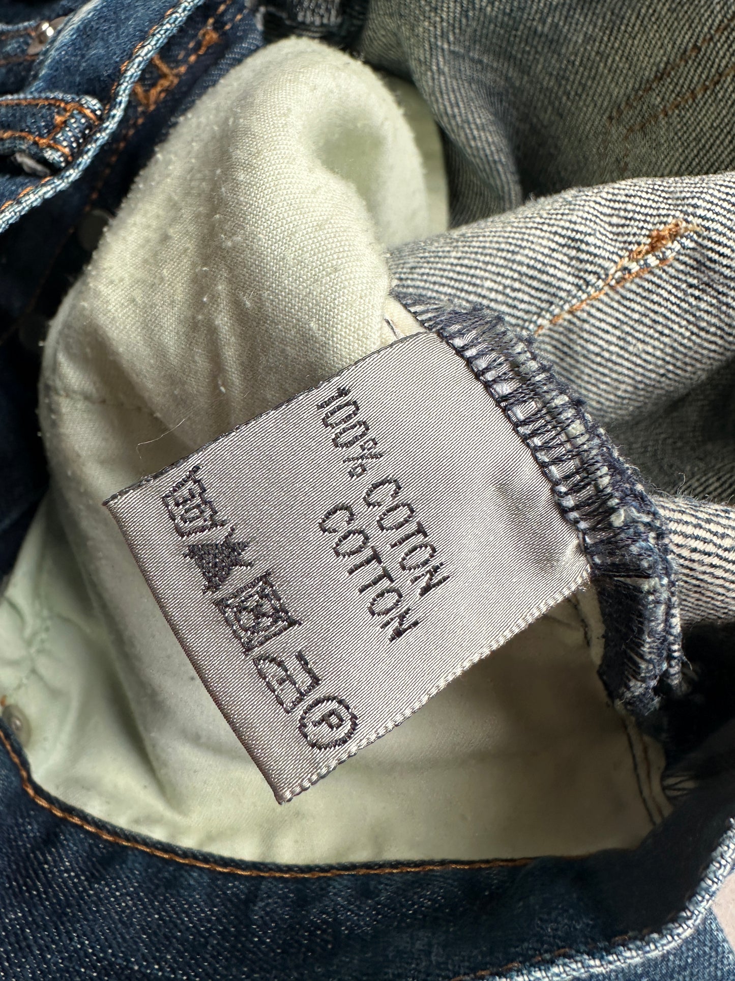 Dior Homme AW09 Distressed washed denim