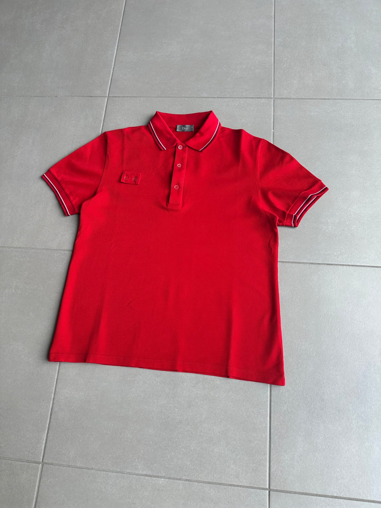 Dior Homme SS06 Runway pocket polo shirt