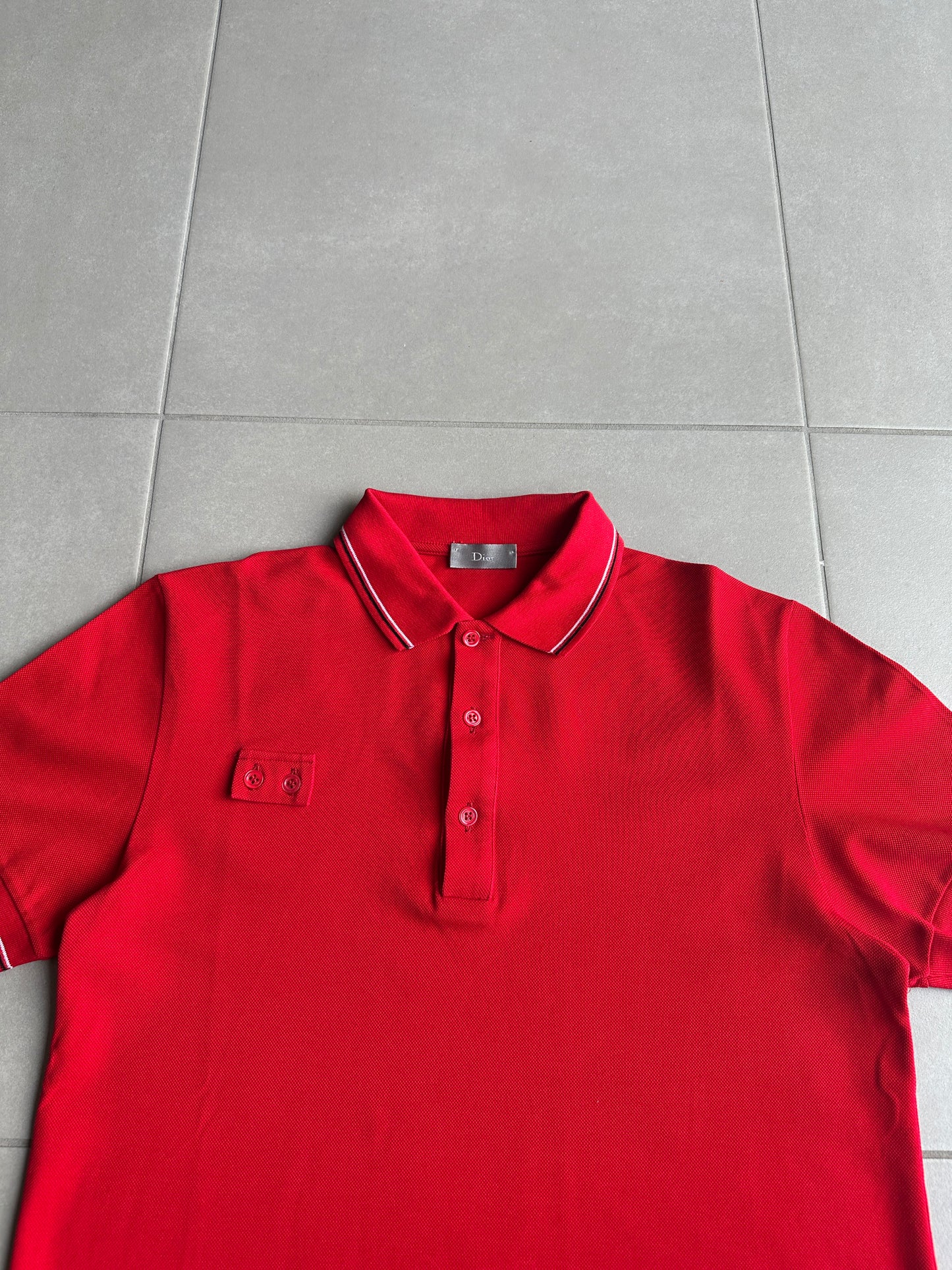 Dior Homme SS06 Runway pocket polo shirt