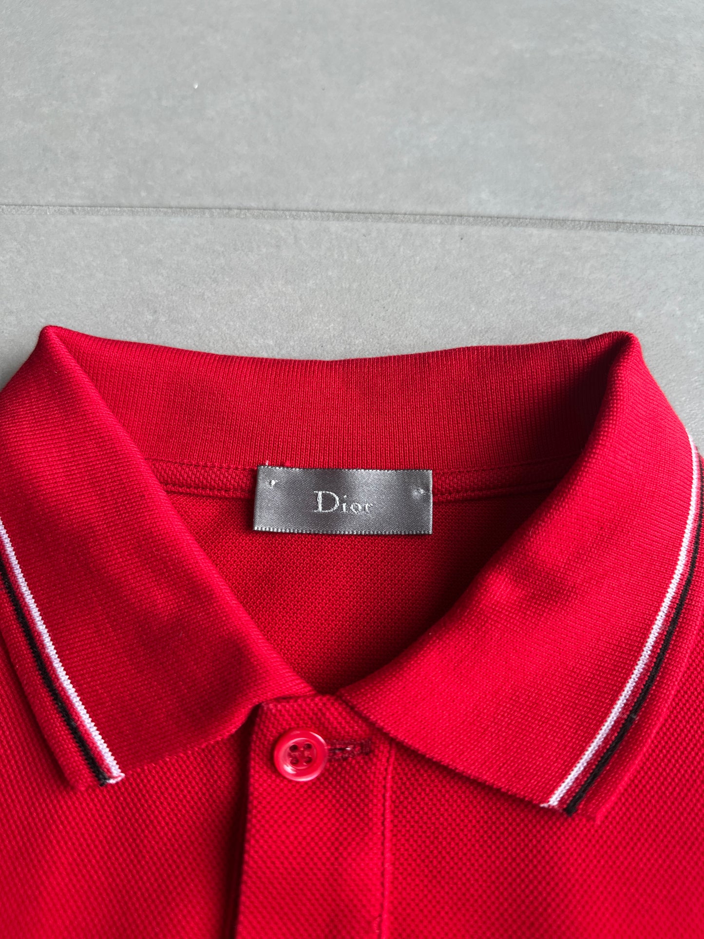 Dior Homme SS06 Runway pocket polo shirt