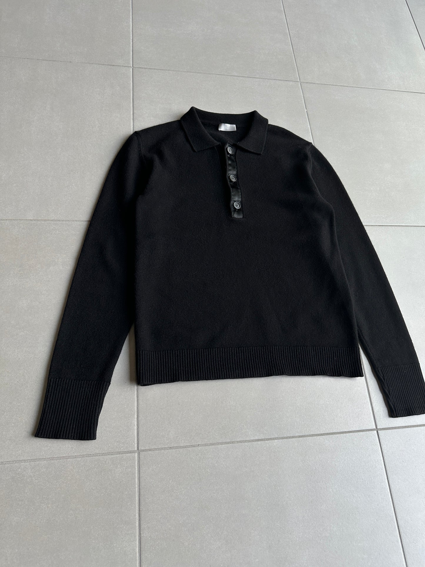 Dior Homme AW06 “These grey days” Cashmere collared sweater