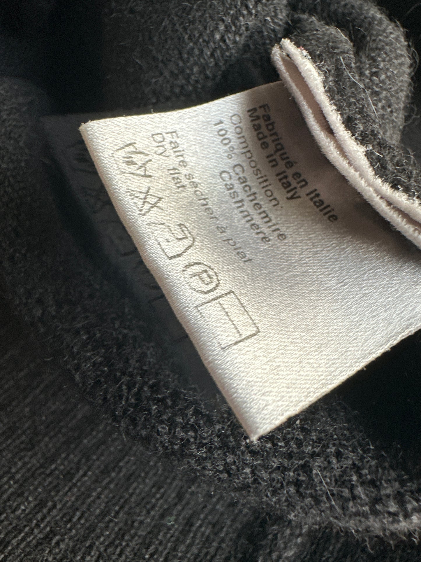 Dior Homme AW06 “These grey days” Cashmere collared sweater