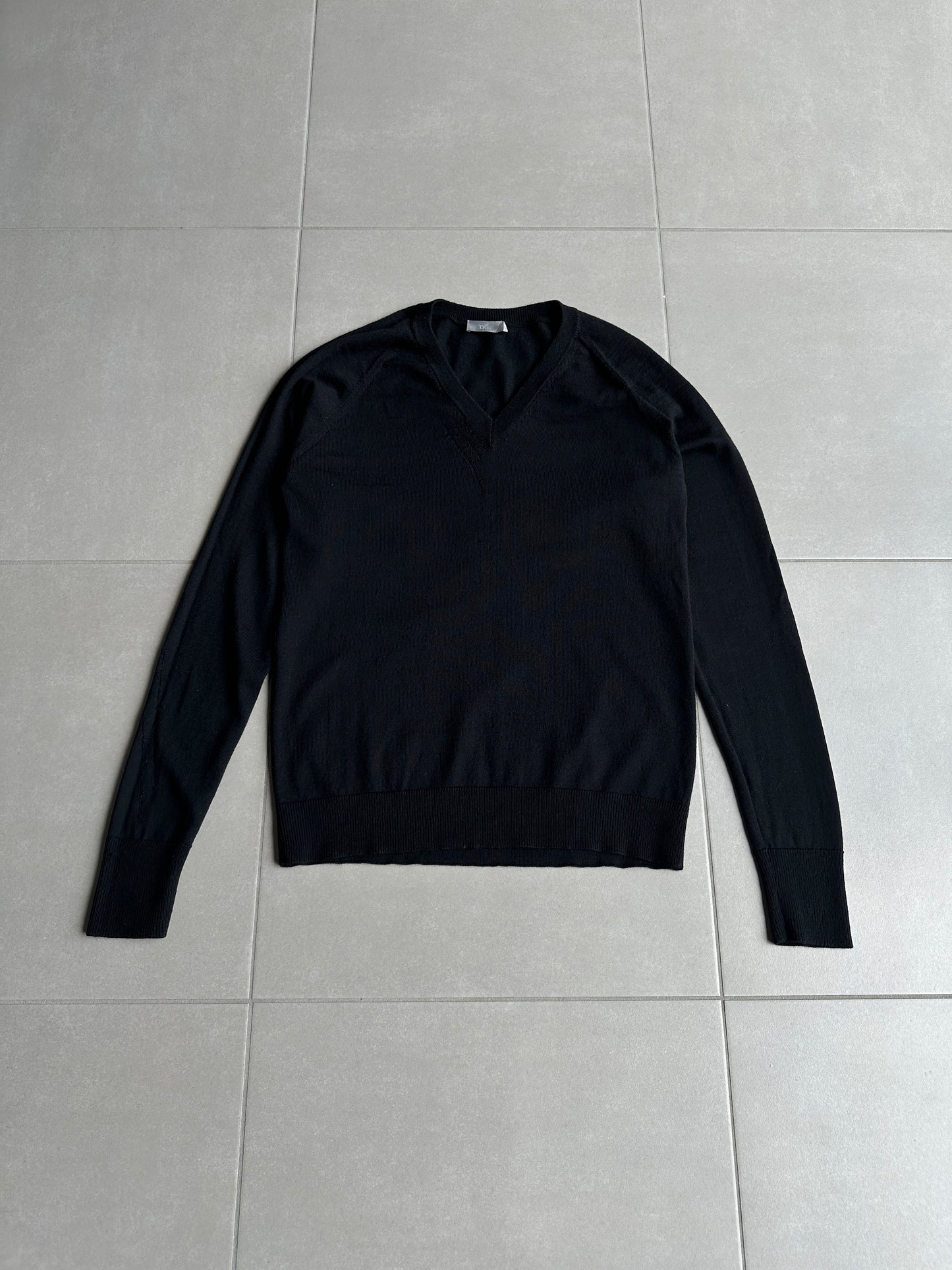 Dior Homme AW05 “In The Morning ” distressed wool sweater
