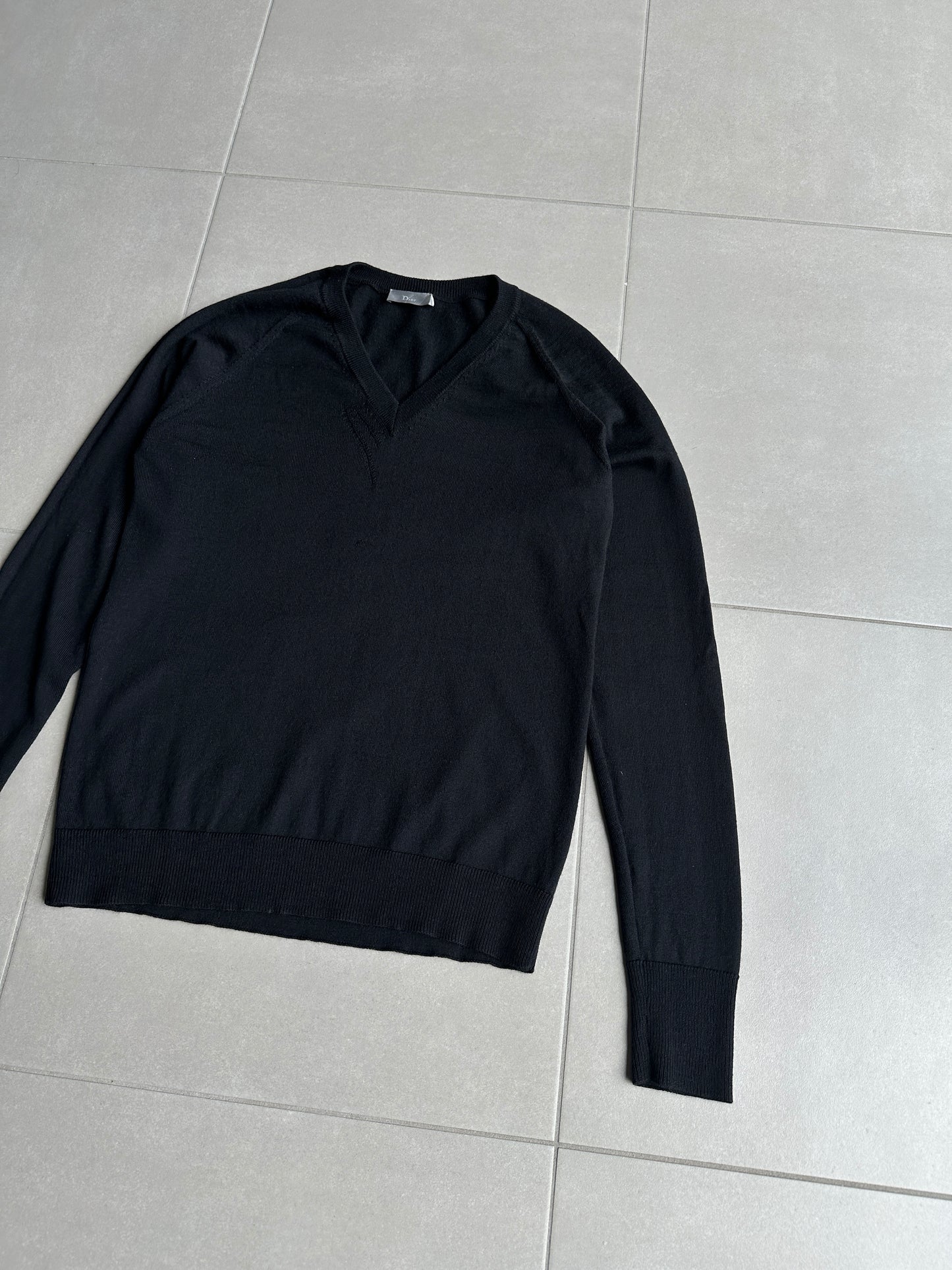 Dior Homme AW05 “In The Morning ” distressed wool sweater
