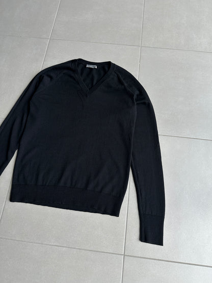 Dior Homme AW05 “In The Morning ” distressed wool sweater
