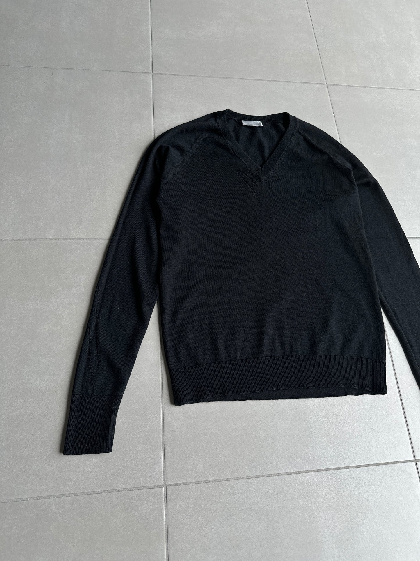 Dior Homme AW05 “In The Morning ” distressed wool sweater