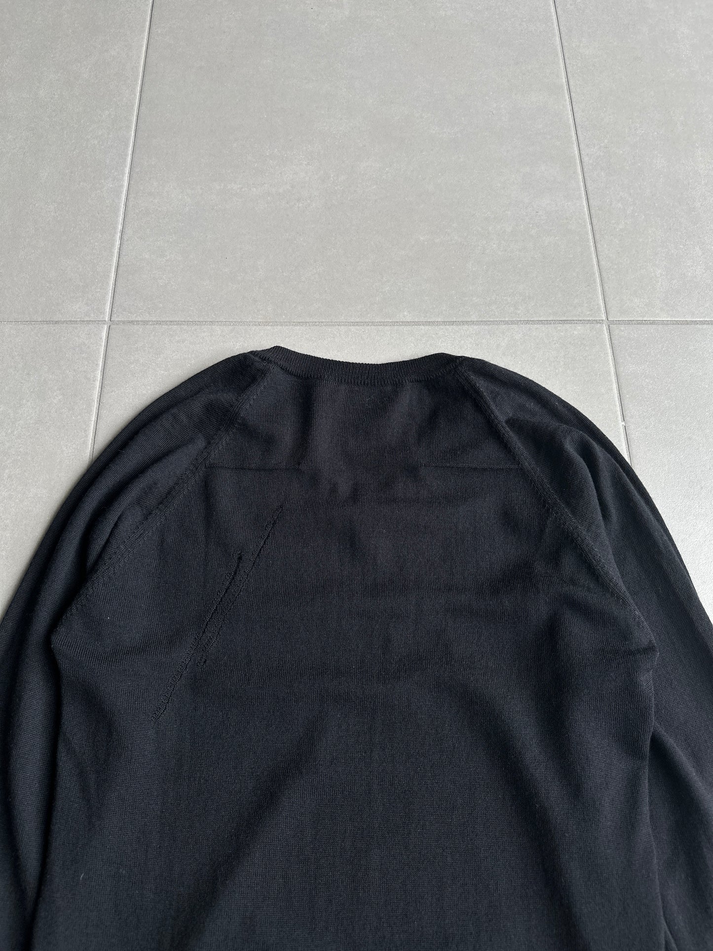 Dior Homme AW05 “In The Morning ” distressed wool sweater