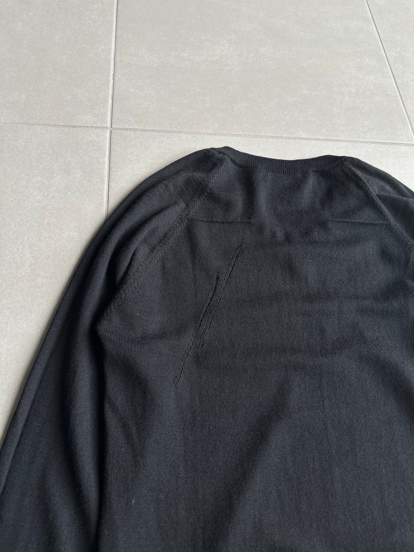 Dior Homme AW05 “In The Morning ” distressed wool sweater