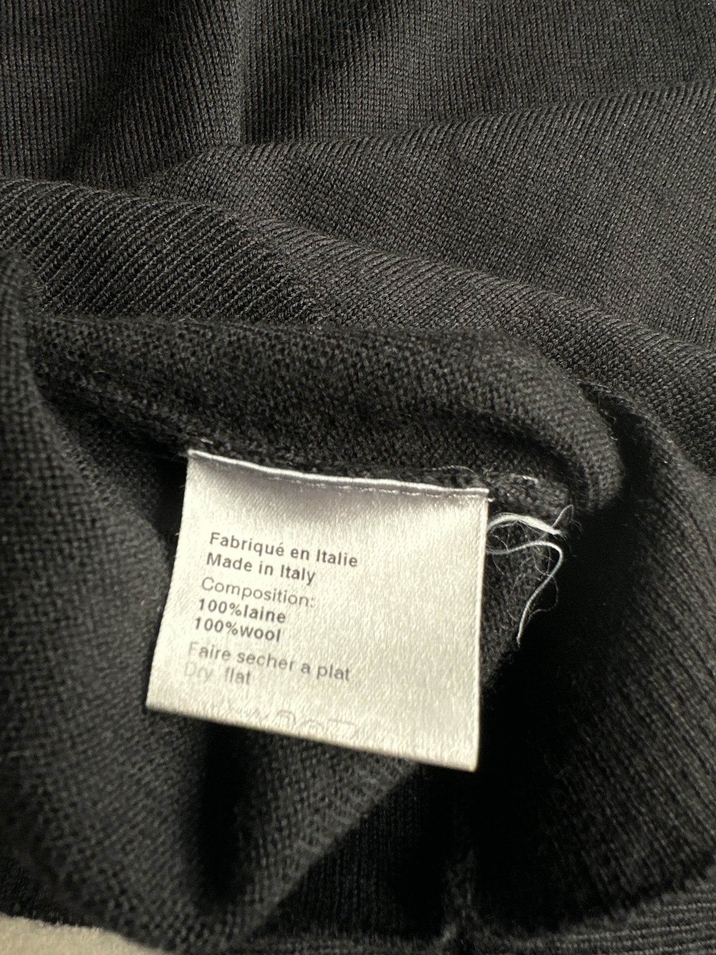 Dior Homme AW05 “In The Morning ” distressed wool sweater