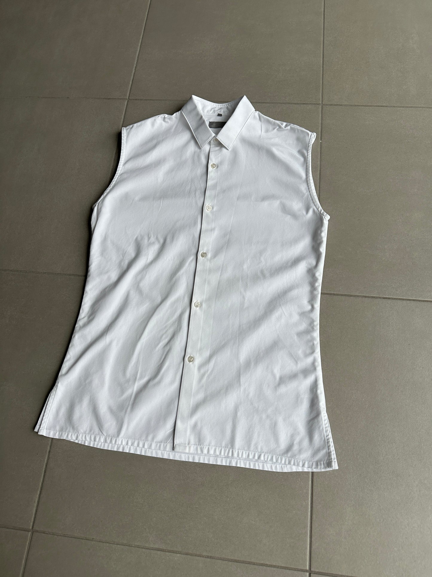Dior Homme AW01 “Solitaire” Sleeveless button up