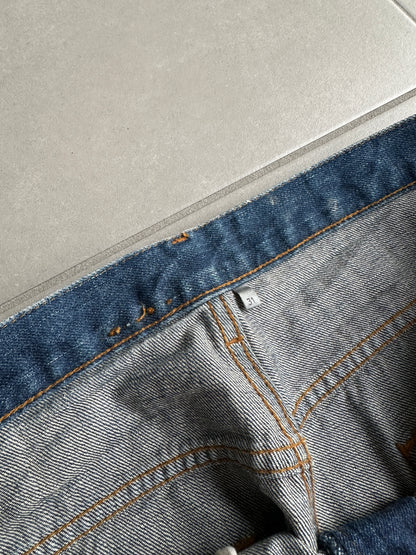 Dior Homme AW05 "In The Morning" Green waxed denim