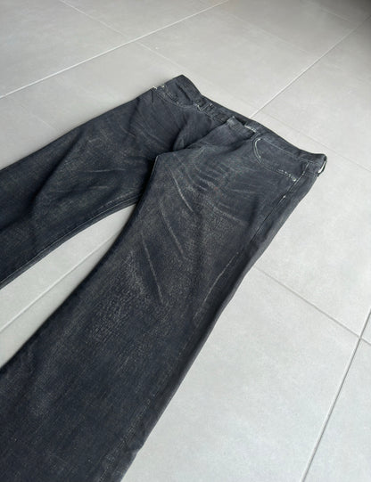 Dior Homme AW06 whiskered claw-mark jeans
