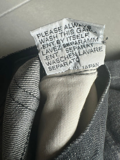 Dior Homme AW06 whiskered claw-mark jeans