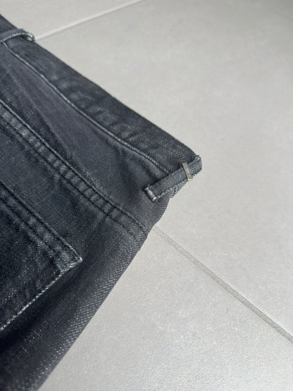 Dior Homme AW06 whiskered claw-mark jeans