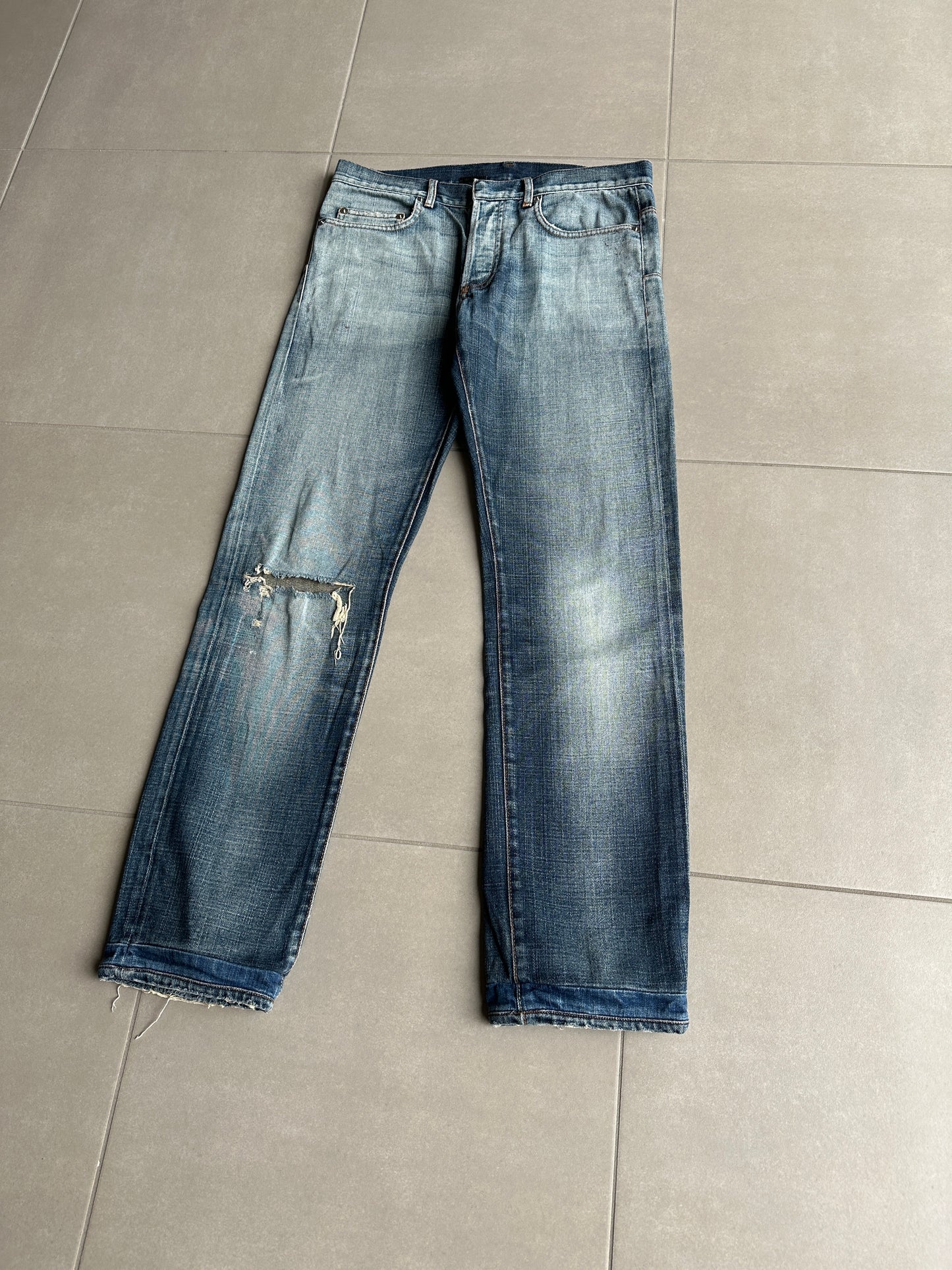 Dior Homme SS07 “We look good together” under my car denim