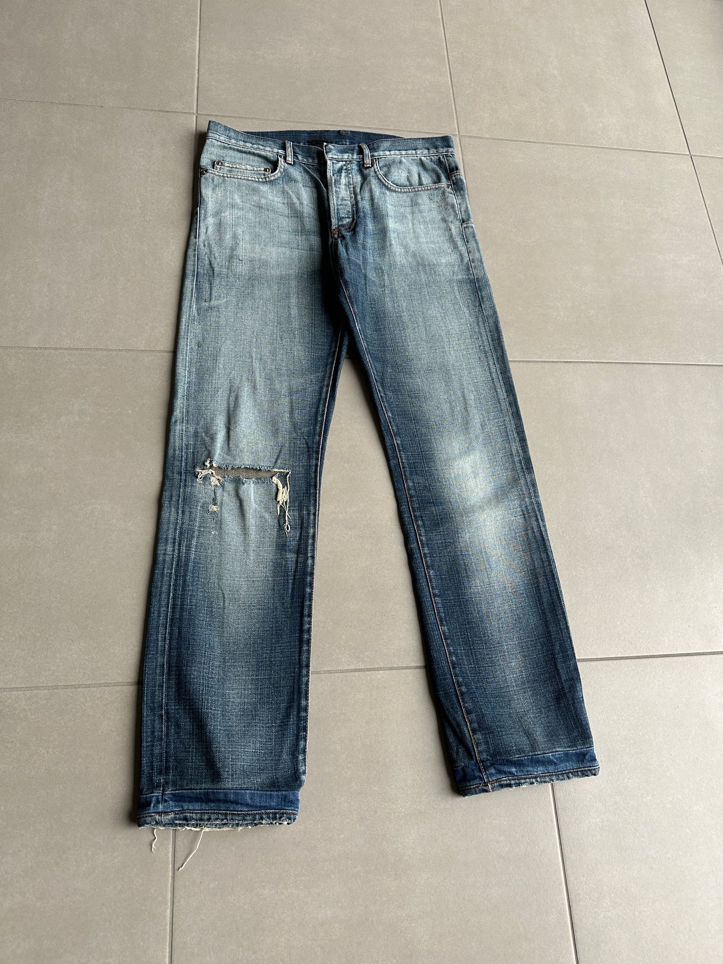 Dior Homme SS07 “We look good together” under my car denim