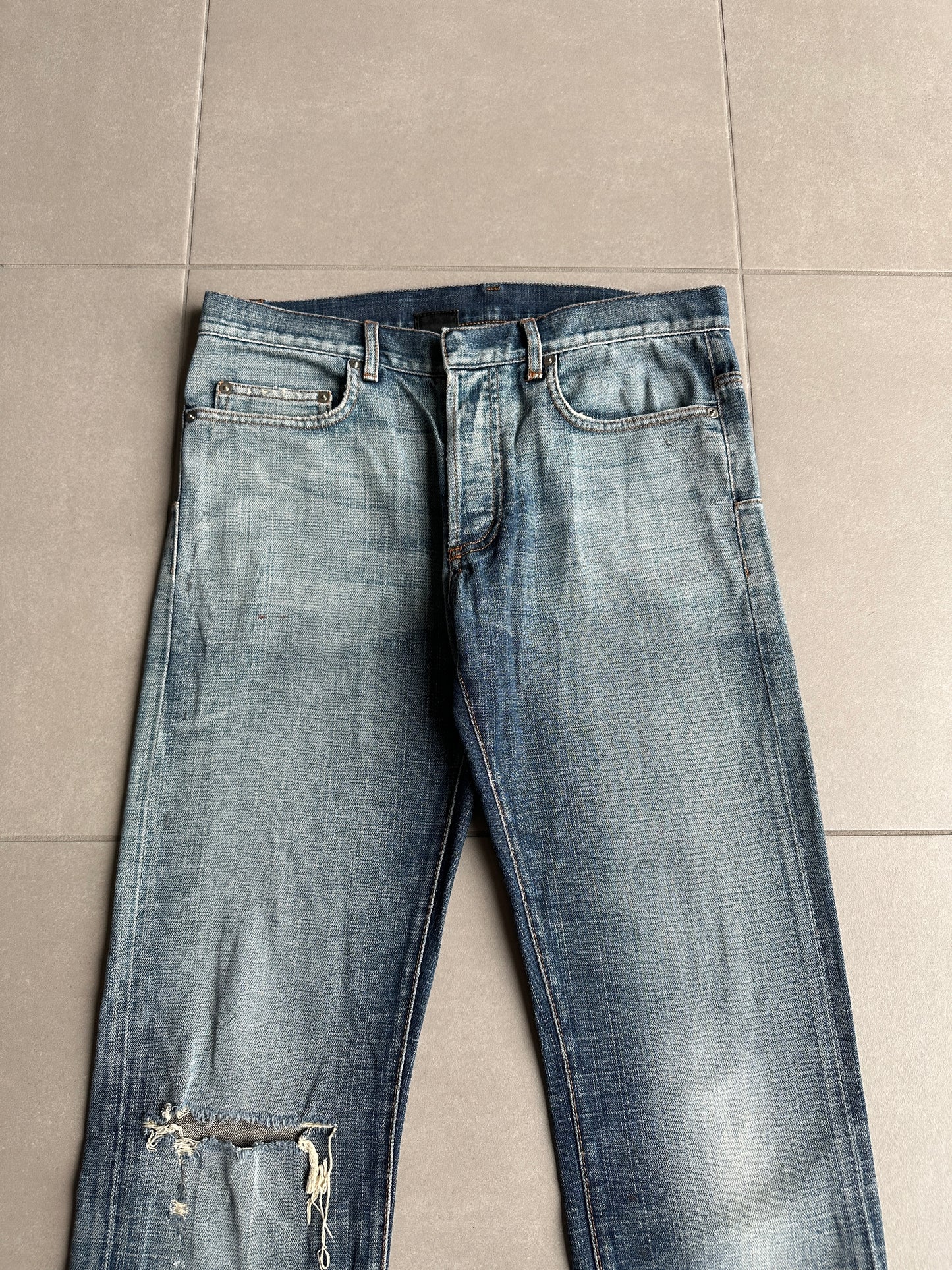 Dior Homme SS07 “We look good together” under my car denim