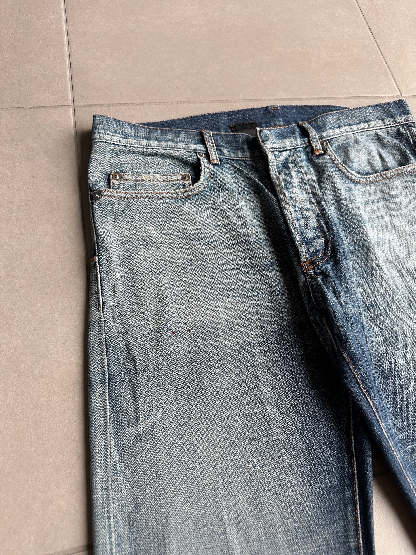 Dior Homme SS07 “We look good together” under my car denim