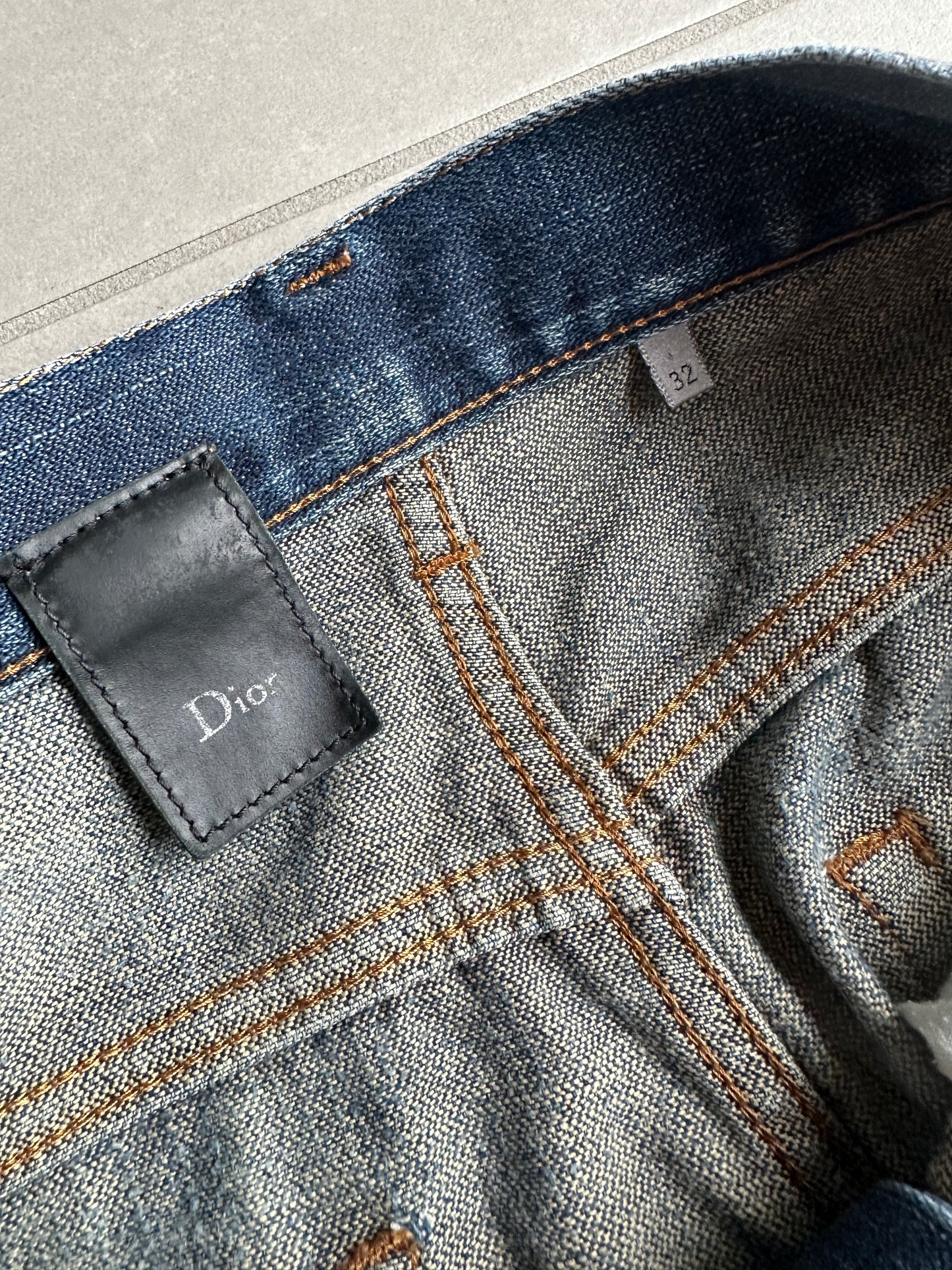 Dior Homme SS07 “We look good together” under my car denim