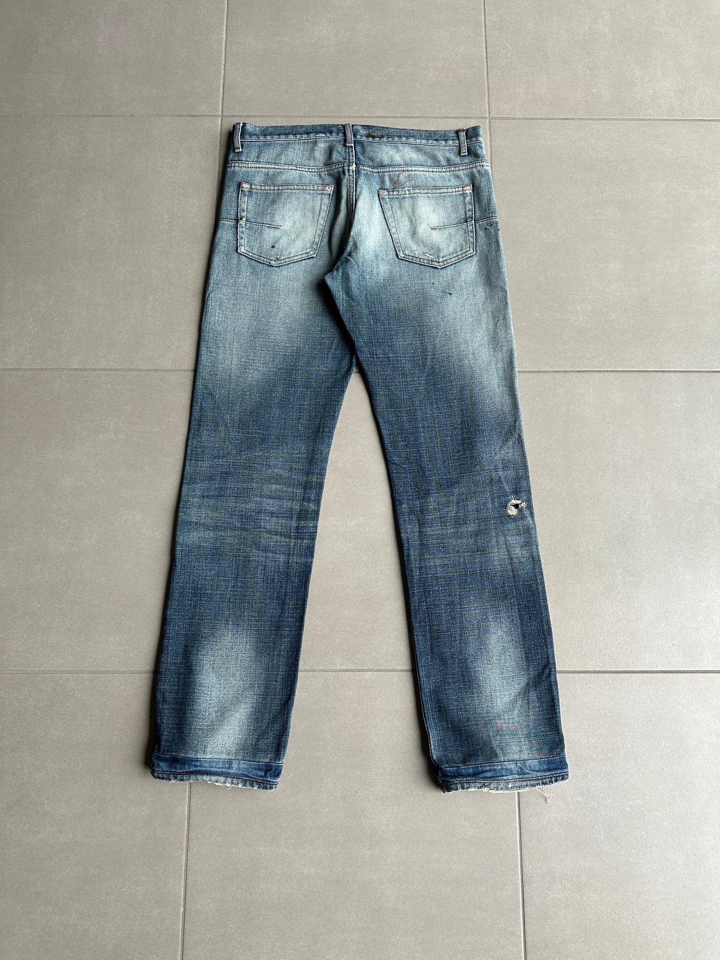 Dior Homme SS07 “We look good together” under my car denim