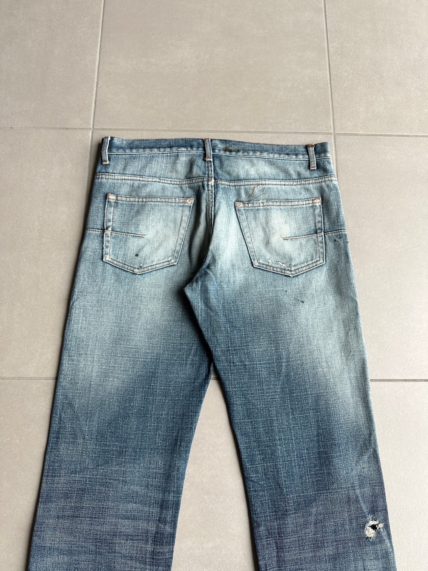 Dior Homme SS07 “We look good together” under my car denim
