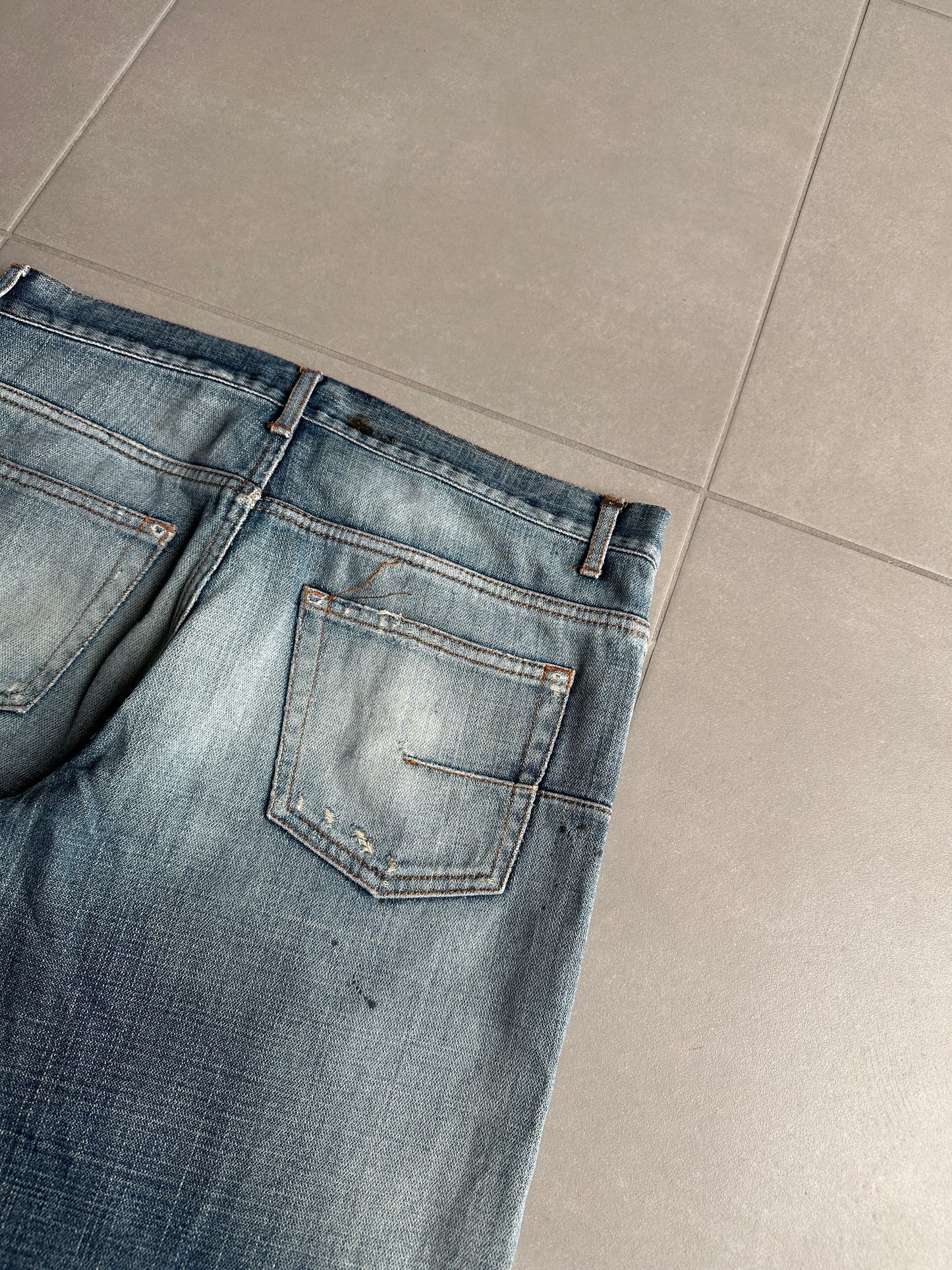 Dior Homme SS07 “We look good together” under my car denim