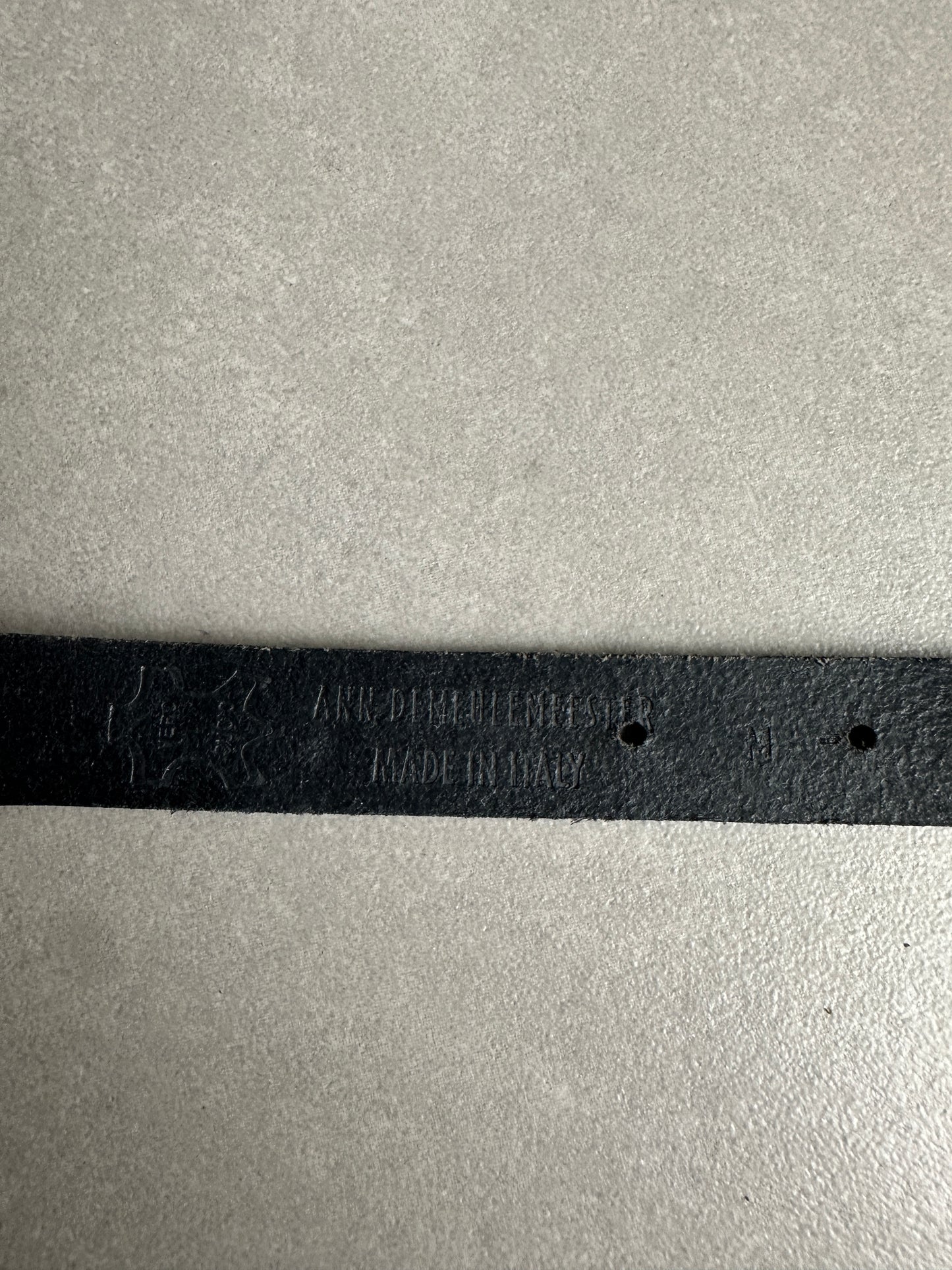 Ann Demeulemeester AW09 "Day Zero" double wrap belt