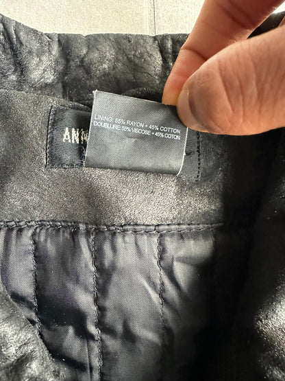 Ann Demeulemeester FW02 raw sheepskin jacket