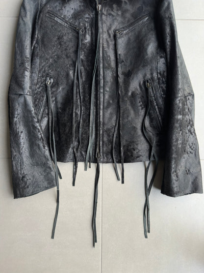 Ann Demeulemeester FW02 raw sheepskin jacket