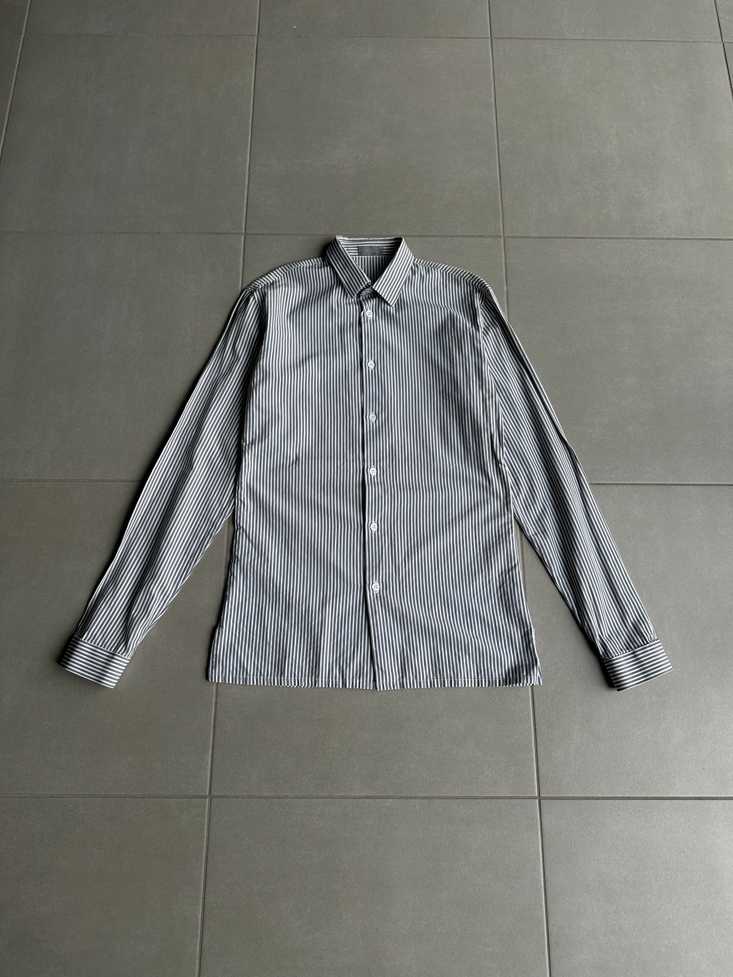 Dior Homme AW03 “LUSTER” Striped button up shirt